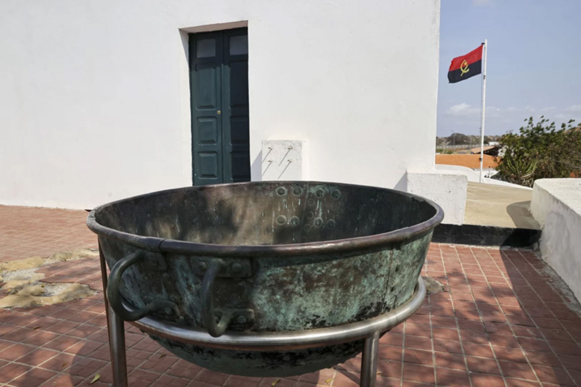 The baptismal fo in the Angolan Slavery Museum