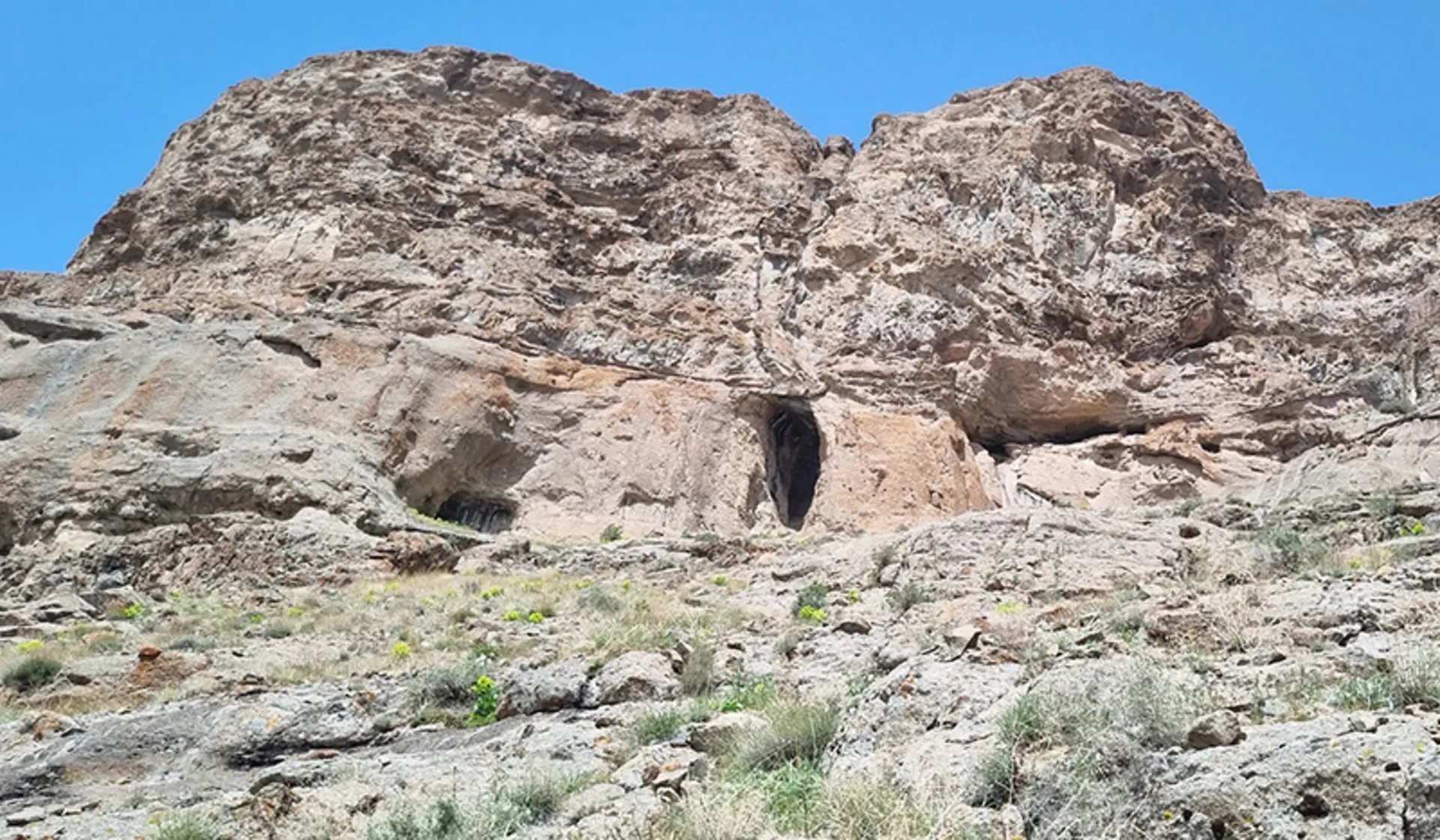 The remains of Hulakokhan Castle in the Esko Heights