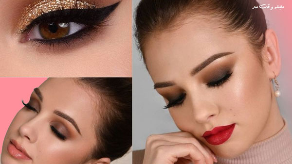 Smoky make-up model