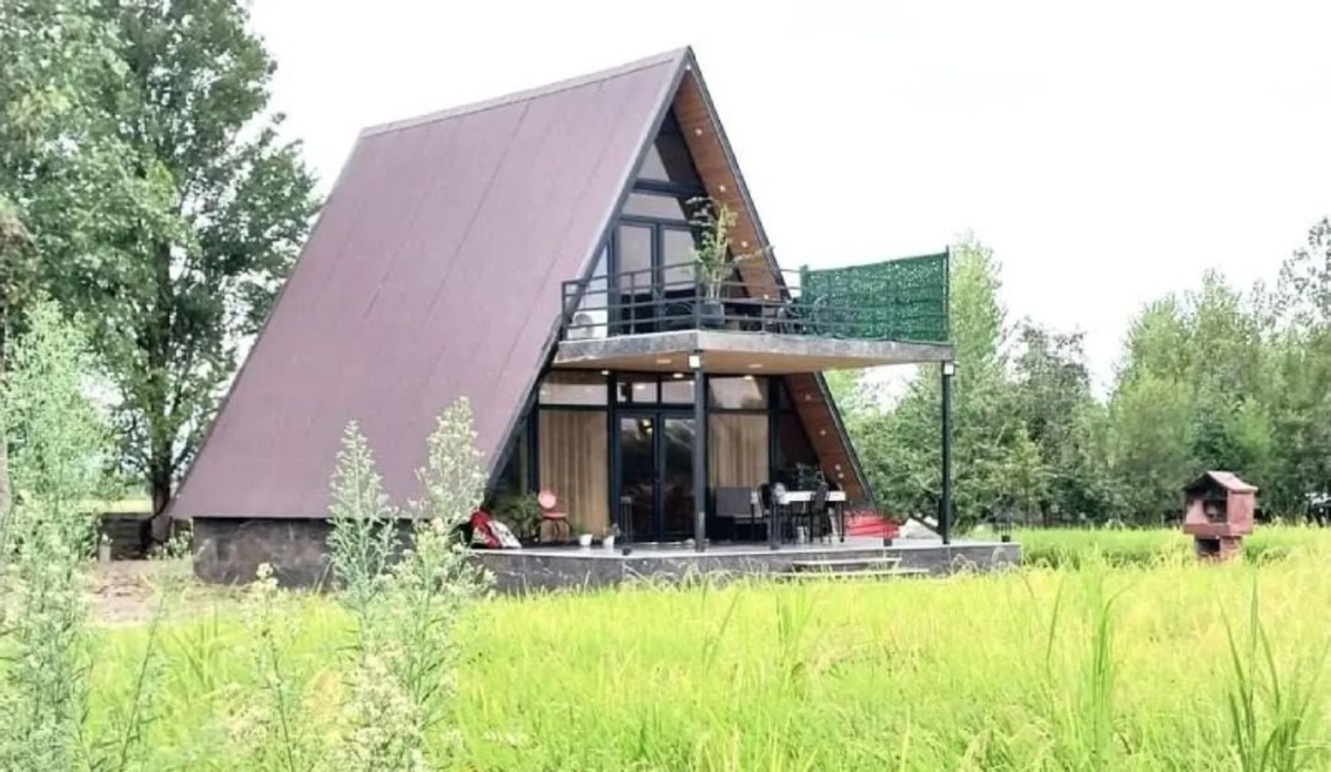 Gisum's Swiss cottage in the green nature