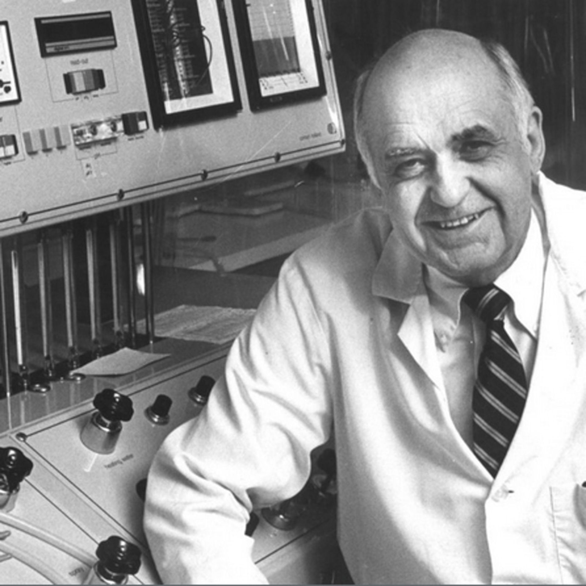 Dr. Maurice Hillman in the lab