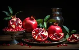 Pomegranate decoration on Yalda night 