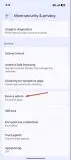 Android privacy settings