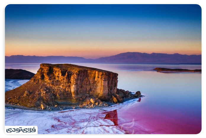 Urmia lake recreation for tourists