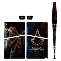   Sticker for PlayStation 5 game console, digital slim, Tuijin and Muijin, assassins creed 11 model, set of 6 pieces