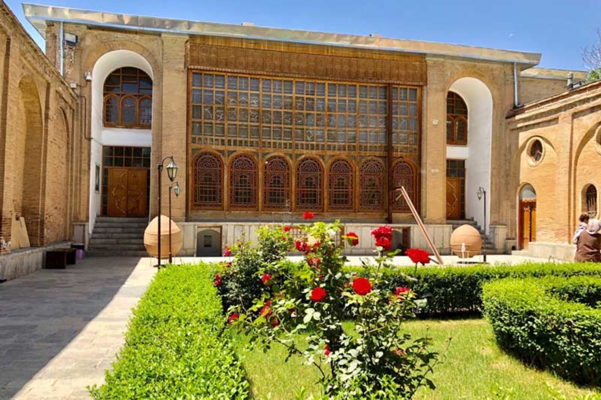 The green courtyard of Salar Saeed mansion (Sanandaj Museum)