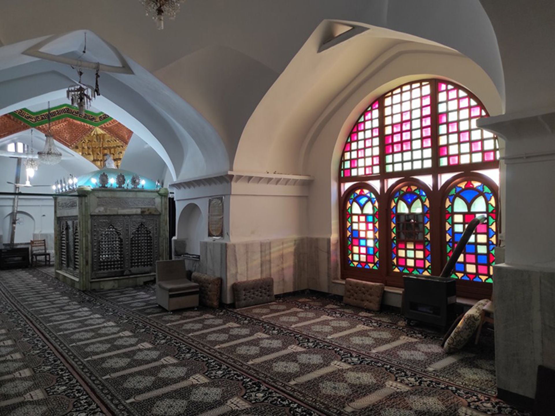 Ierior of Pir Omar Imamzadeh in Sanandaj