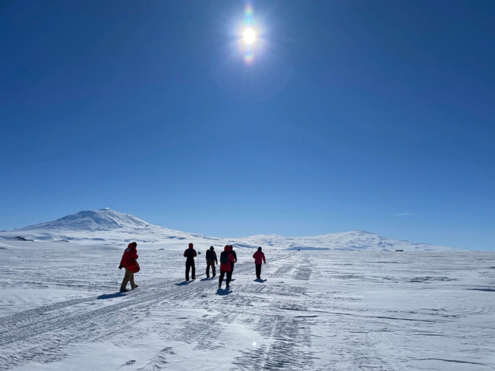 Aarctic explorers in the Allen Hills area
