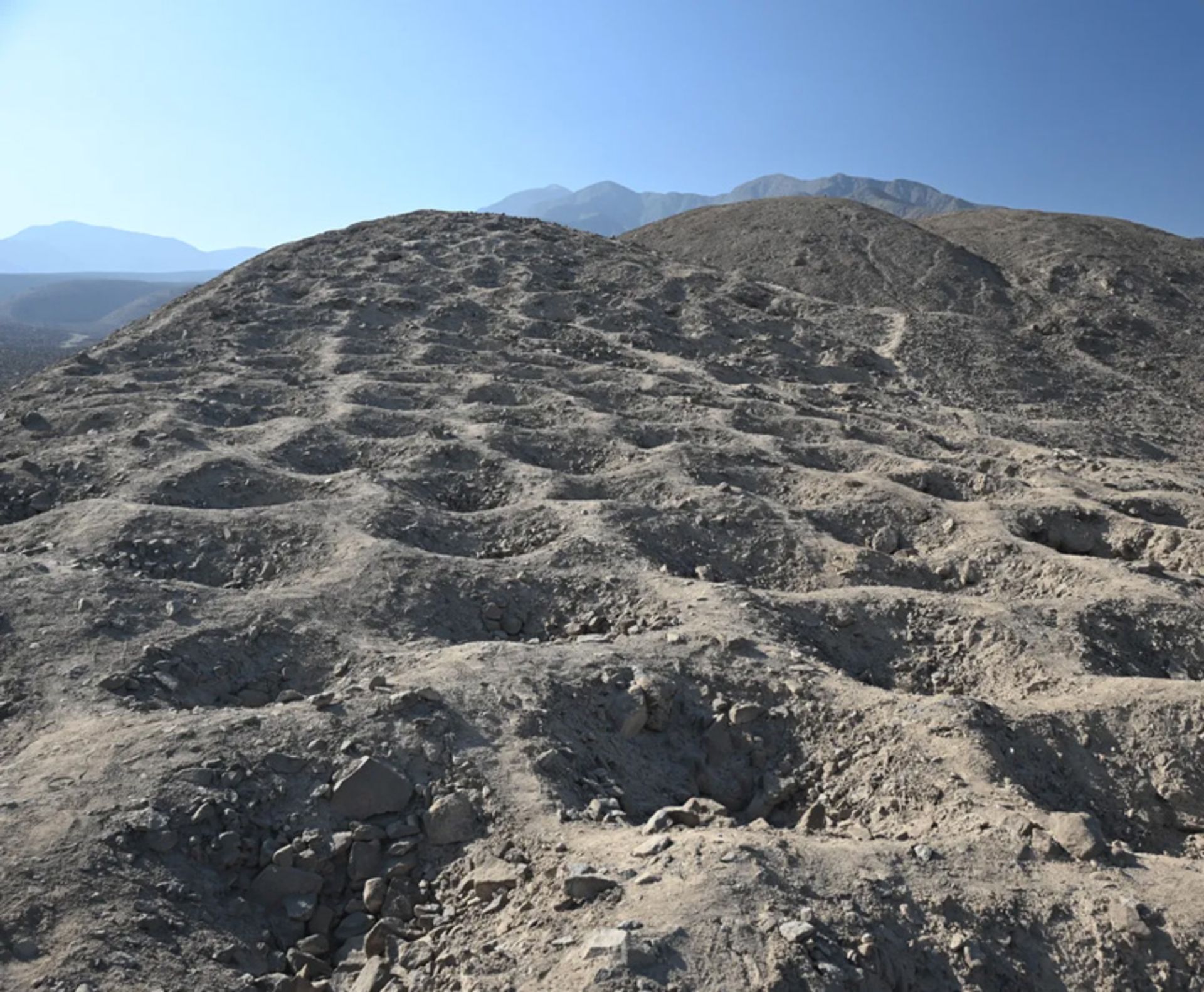 A close-up of Peru's mysterious caves in the Andes mouains