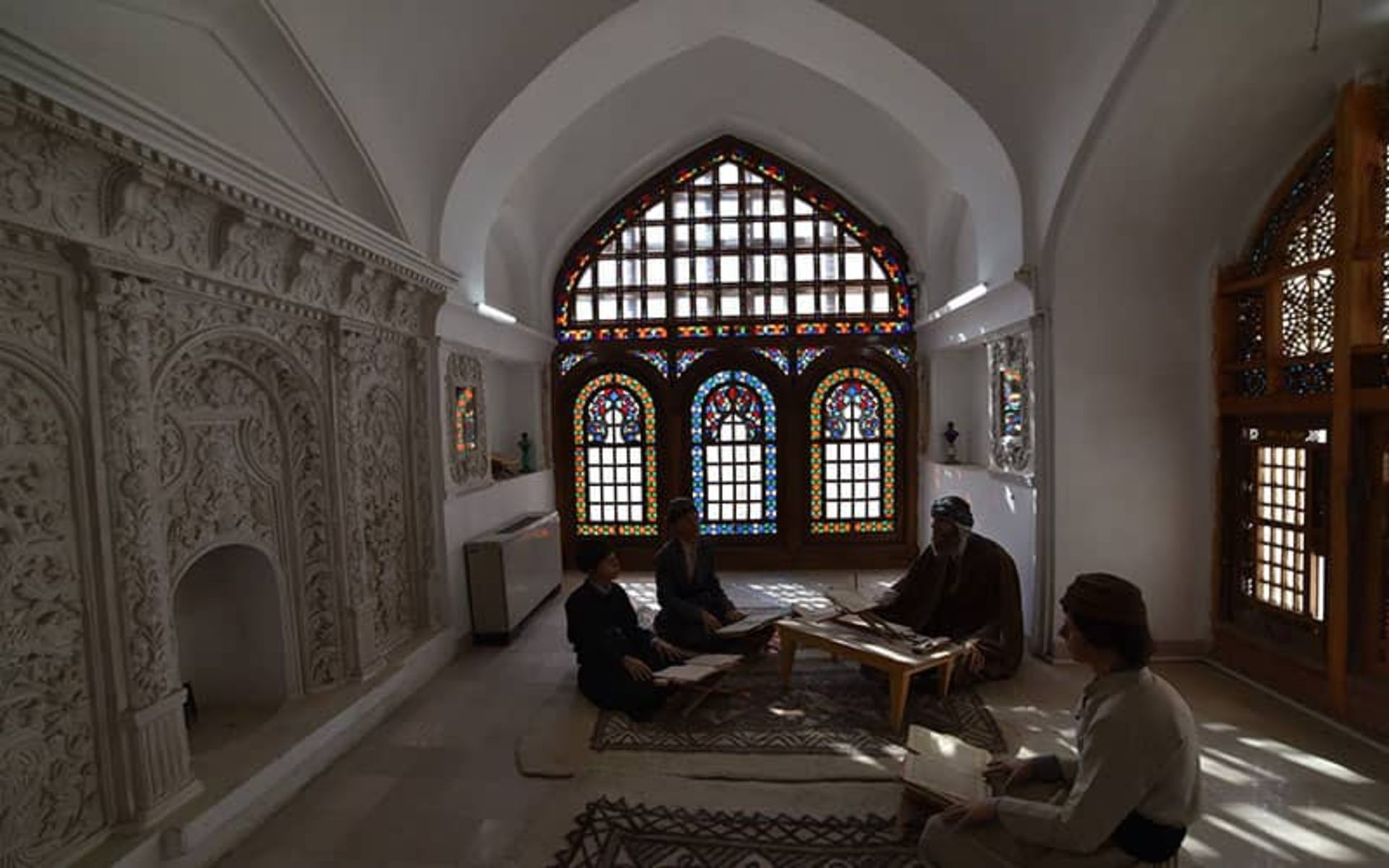 The ierior of Asif Waziri's mansion