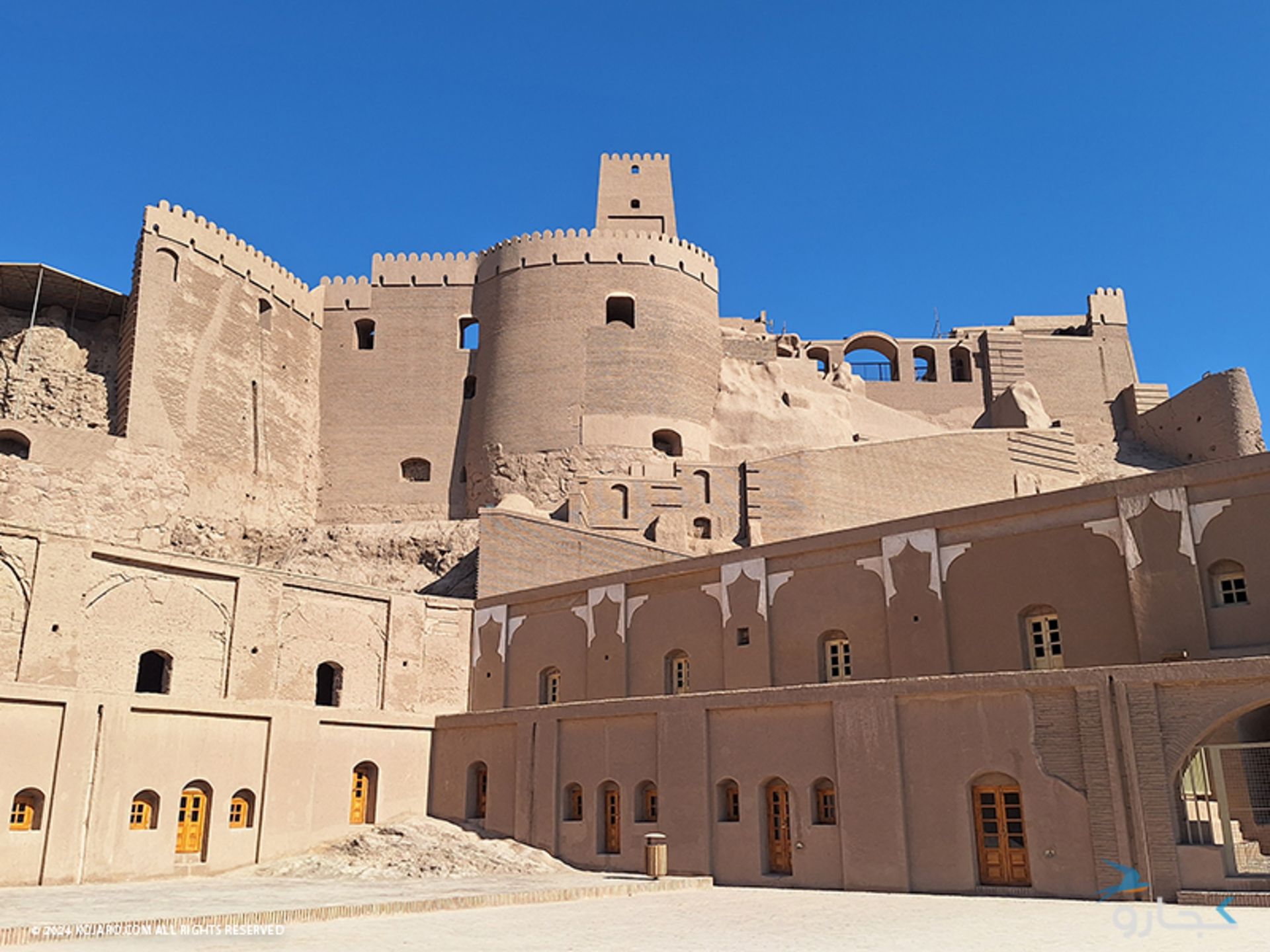 The reconstructed part of the Bam citadel