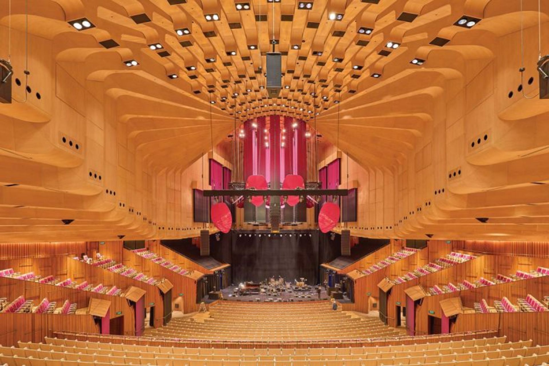 The ierior of the Sydney Opera House