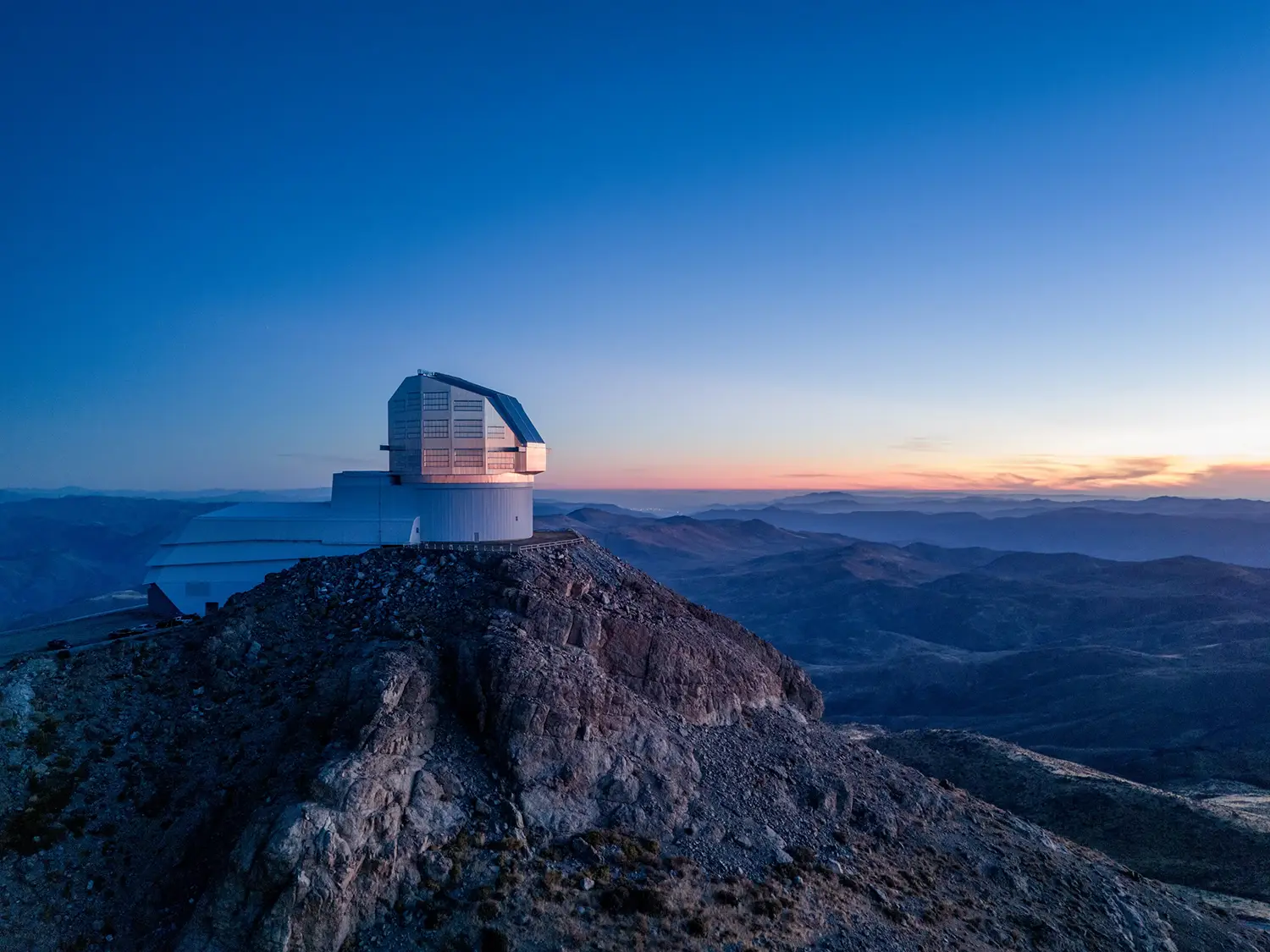 Vera Rubin on top of the mouain