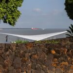 Aquaprasa Floating Field near Belem Beach, Brazil