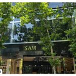Where is the Sam Center Tehran shopping center?