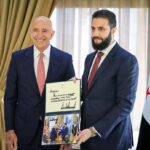 Sending a message from Trump to Jolani + photo