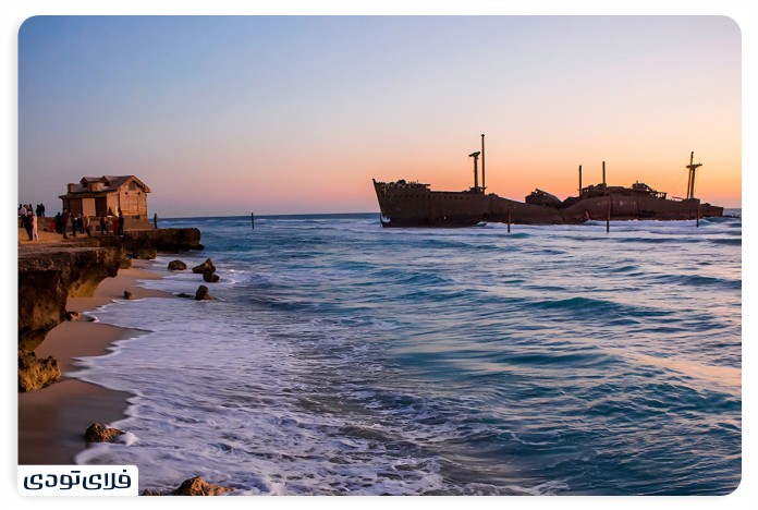 Sightseeing places in Kish in autumn
