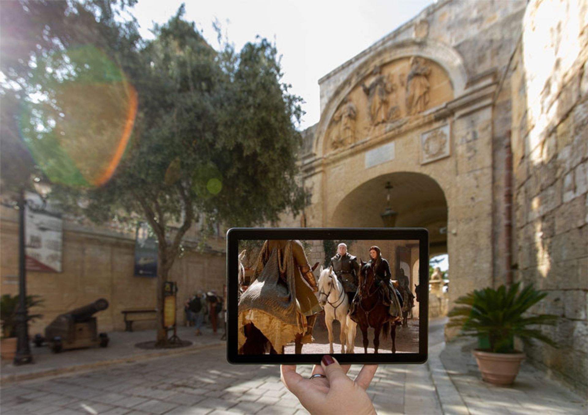 Part of the Game of Thrones location in the Medina of Malta