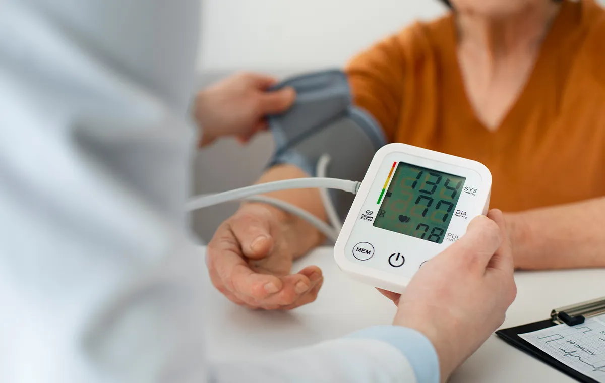 What is the relationship between blood pressure and cortisol?