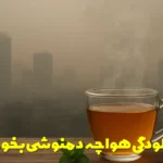 What should we drink for air pollution?