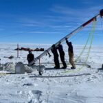 Researchers at Alan Hills Antarctica