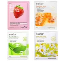   Sador face mask, sheet model, weight 25 grams, pack of 4