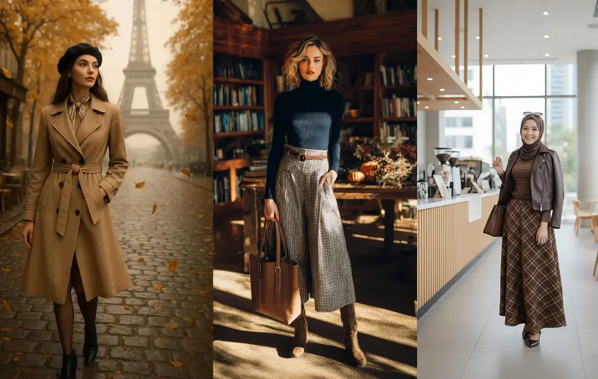 Classic autumn style for girls