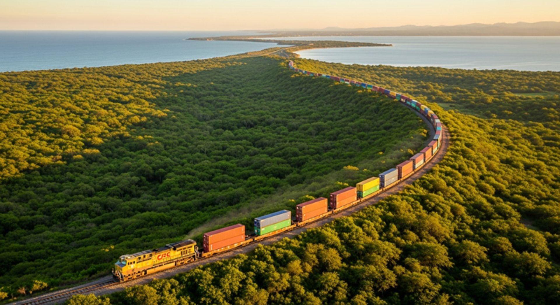 Tawapak Corridor freight train