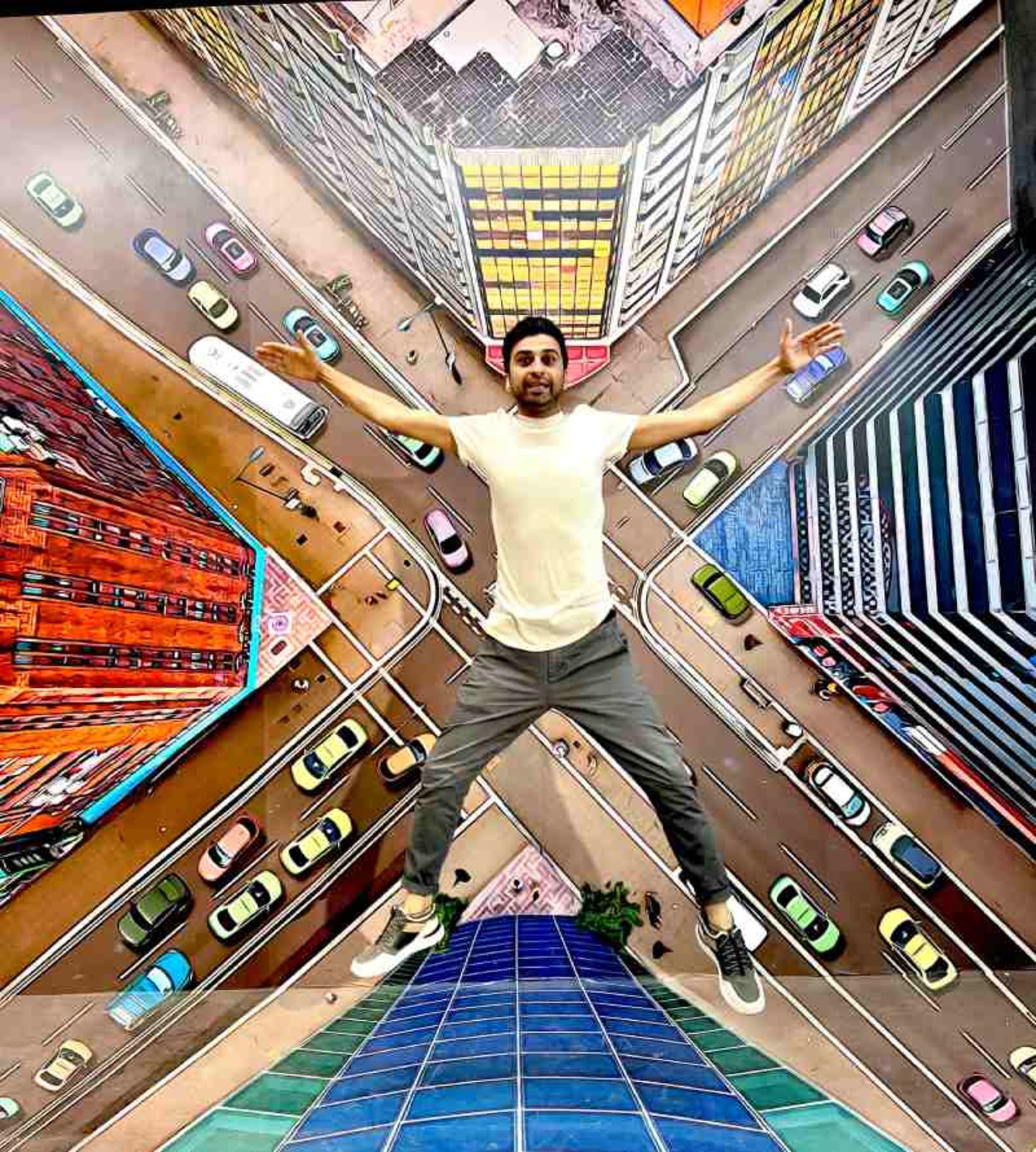 Photography with 3D effect in Kish Ceer Park theme