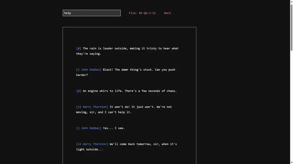 Type Help game