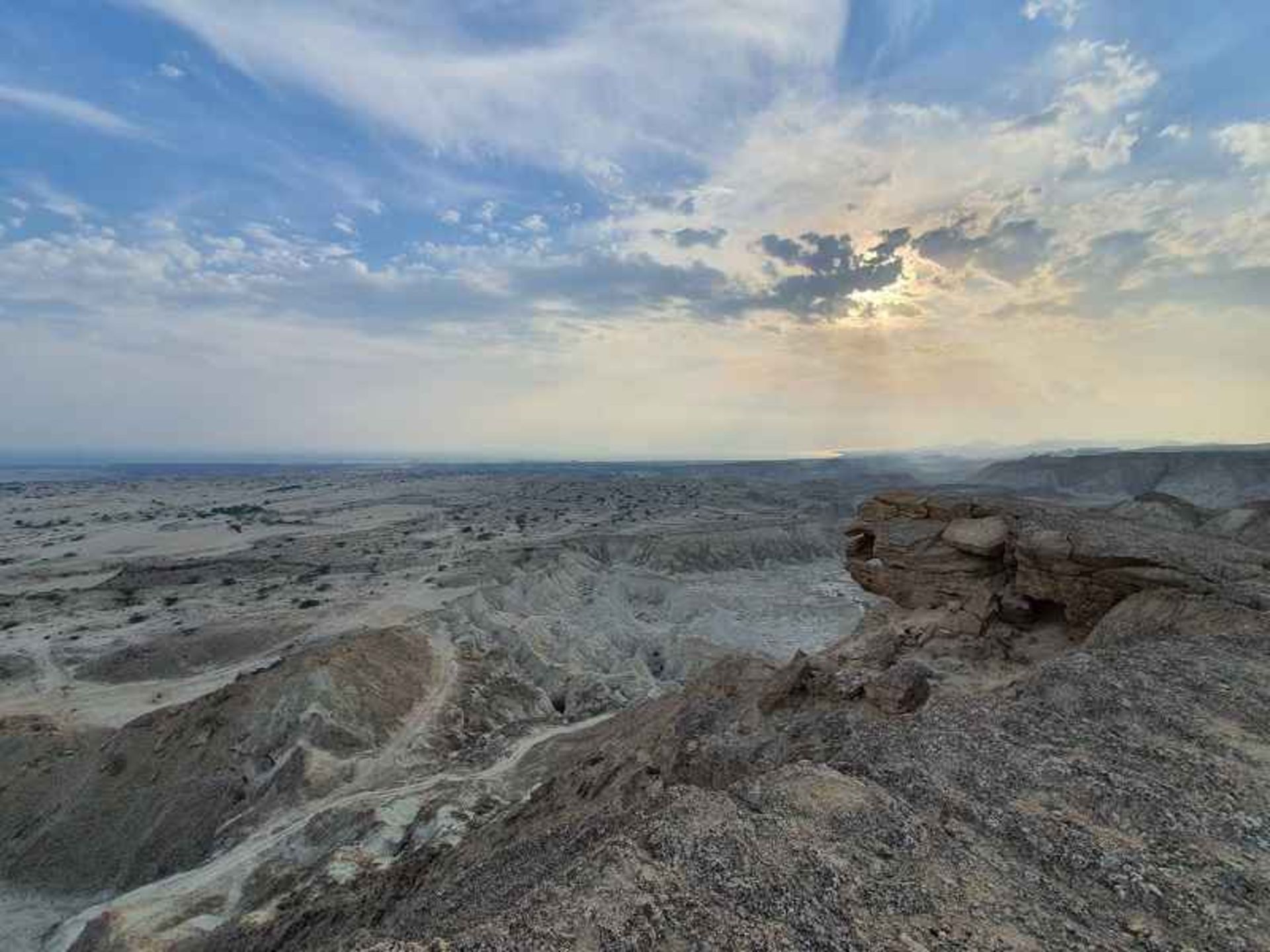 The view of Qeshm Island from the roof of Qeshm