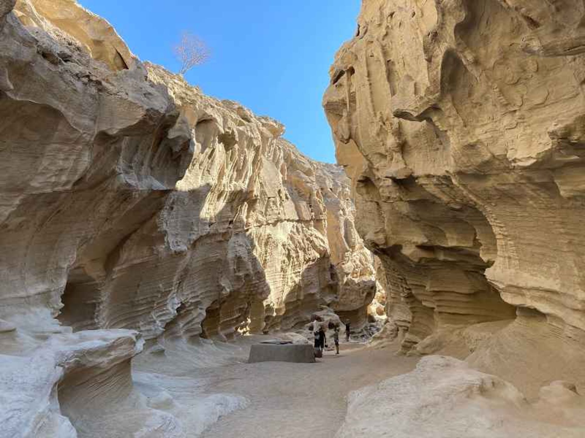 Tourists in Chahkoh Gorge