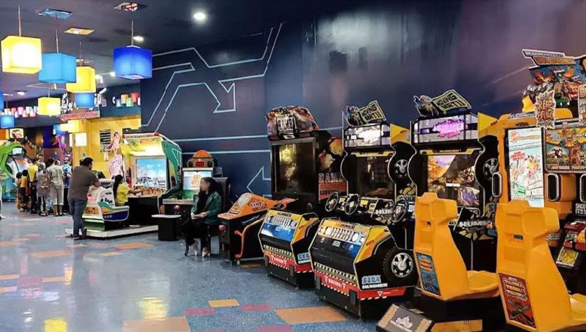 Game machines in City Ceer Qeshm amuseme park