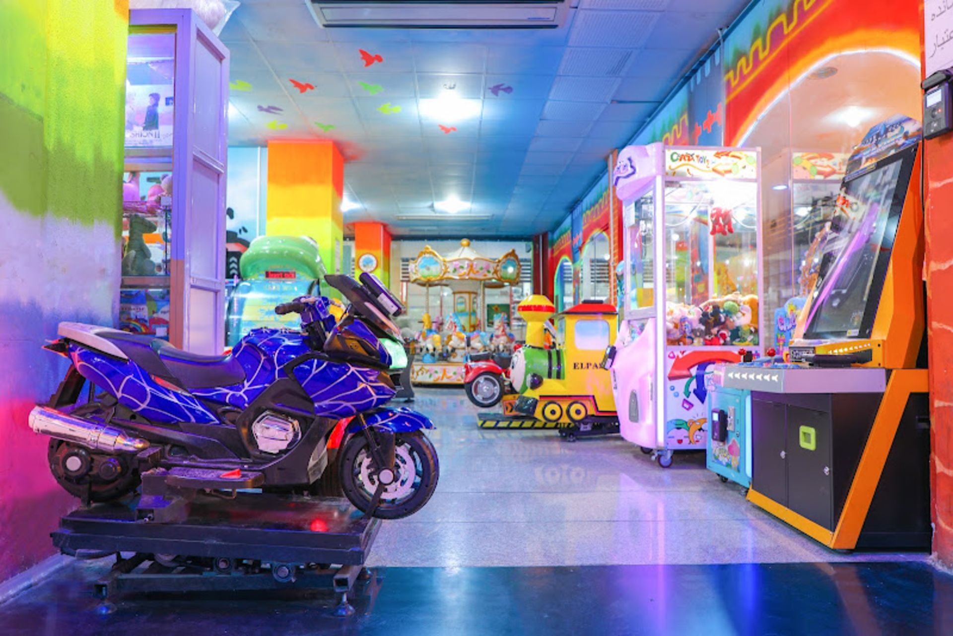 The happy atmosphere of Iran Park Shiraz amuseme park
