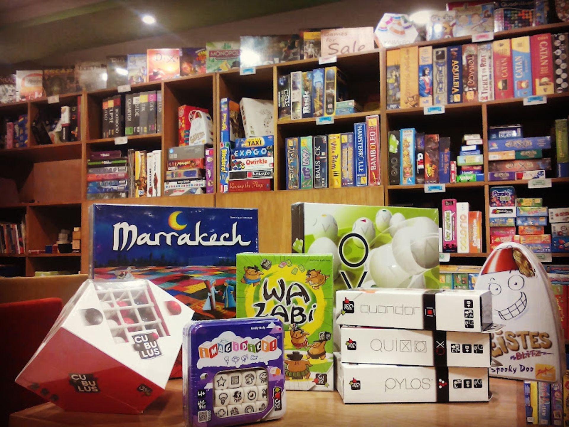 Ieresting games at Kendo game cafe