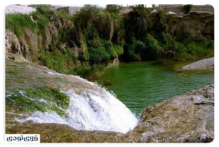 Saadabad Bushehr waterfall