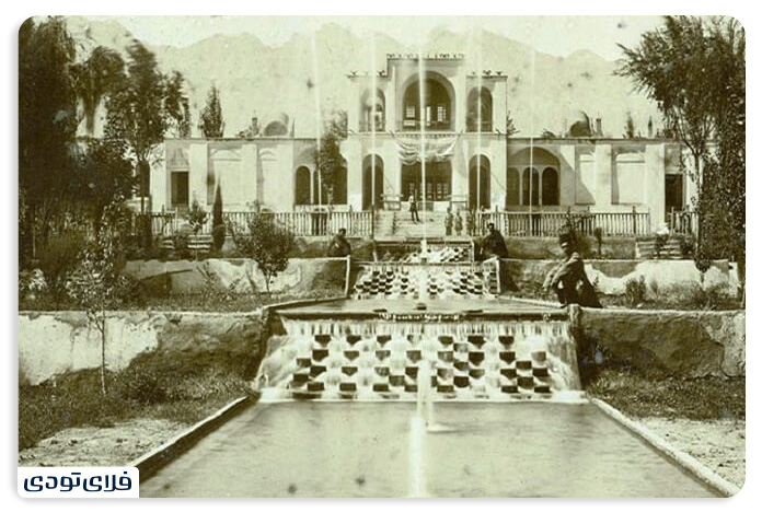 Old photo of Prince Mahan's garden