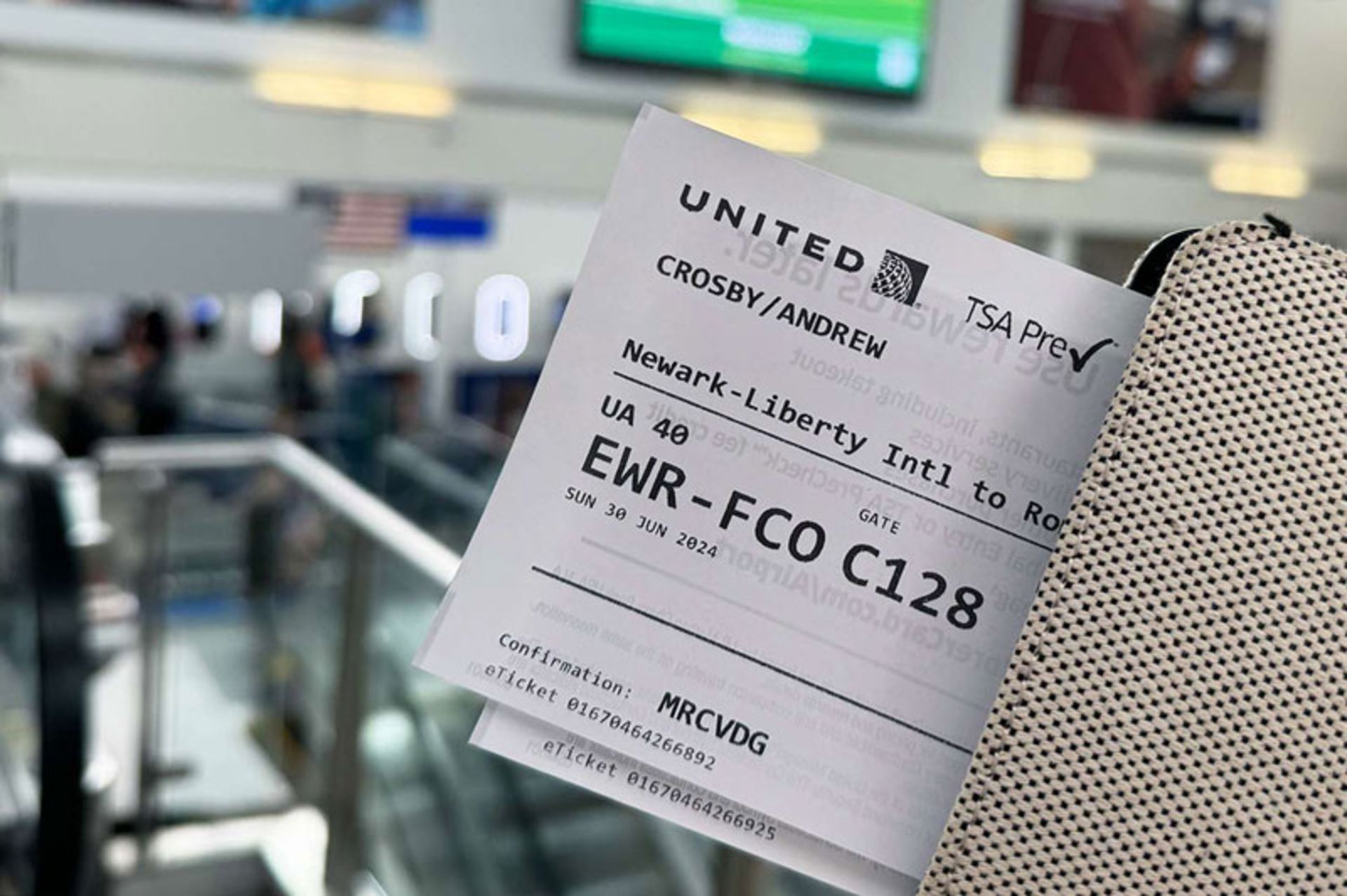 Airplane ticket