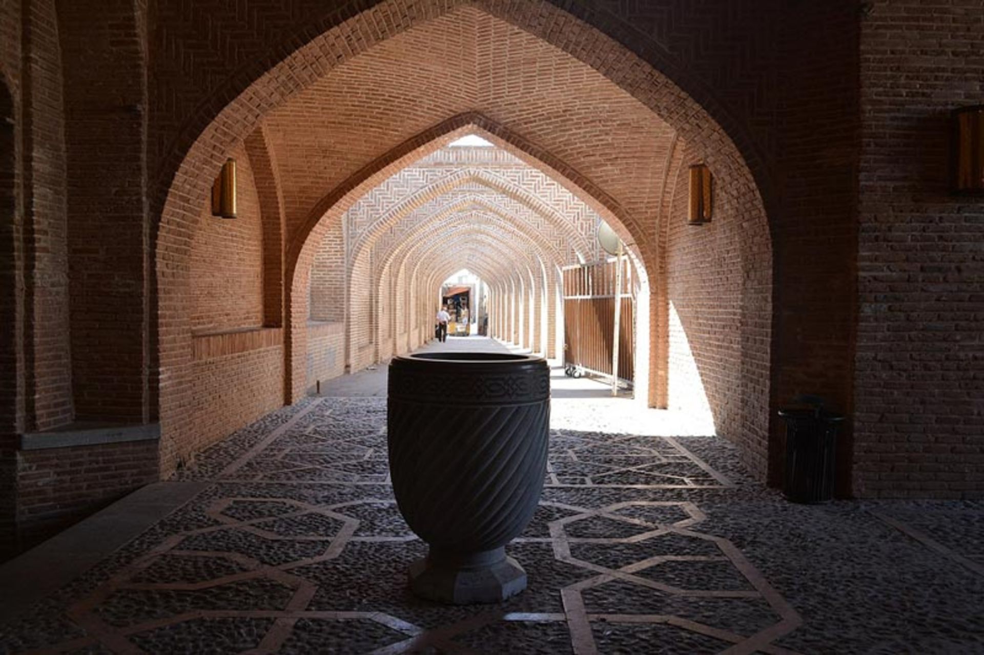 Qazvin market historical square