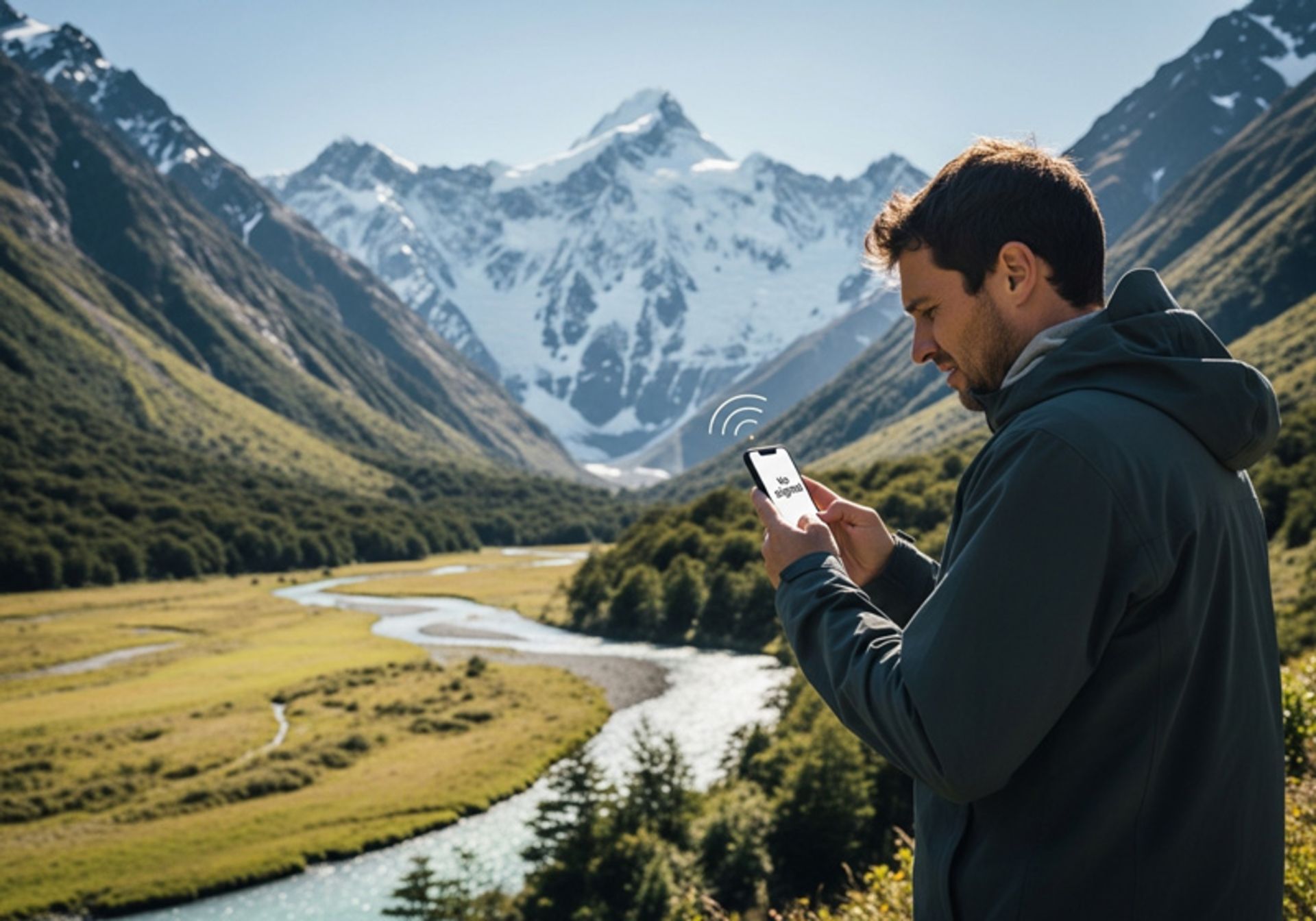 Searching for mobile antenna in nature