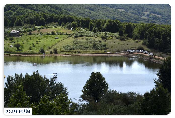 The distance between importa and nearby cities to Vistan Lake