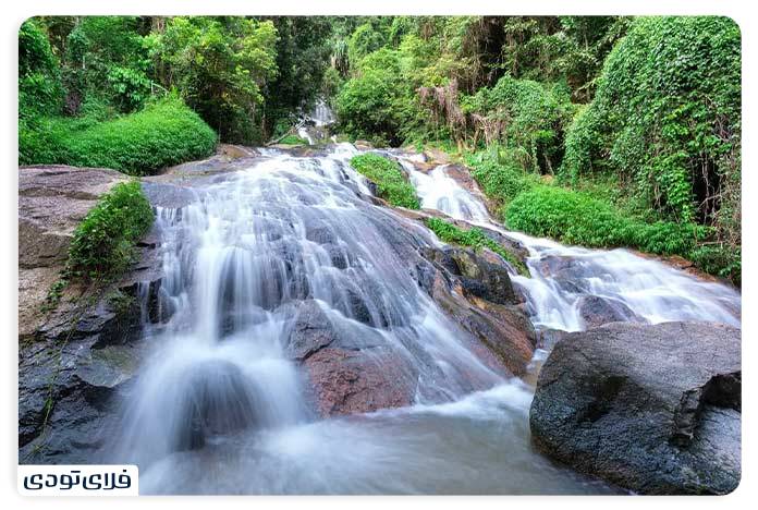 Sightseeing places in Samui Namuang waterfall, one of the natural attractions of Samui