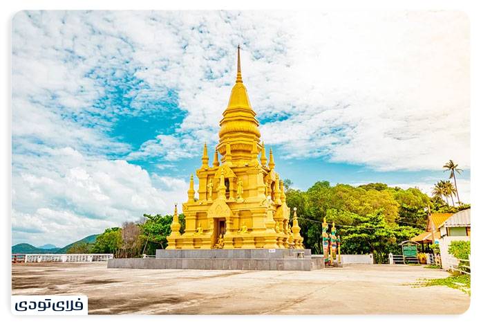 Sightseeing places in Samui Laem Sur Pagoda, one of the famous places in Samui