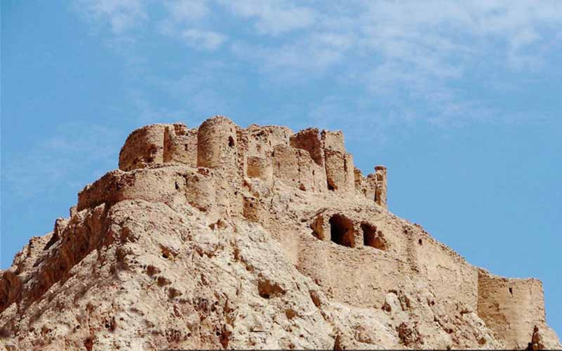 Ismailian castle on the top of the mouain