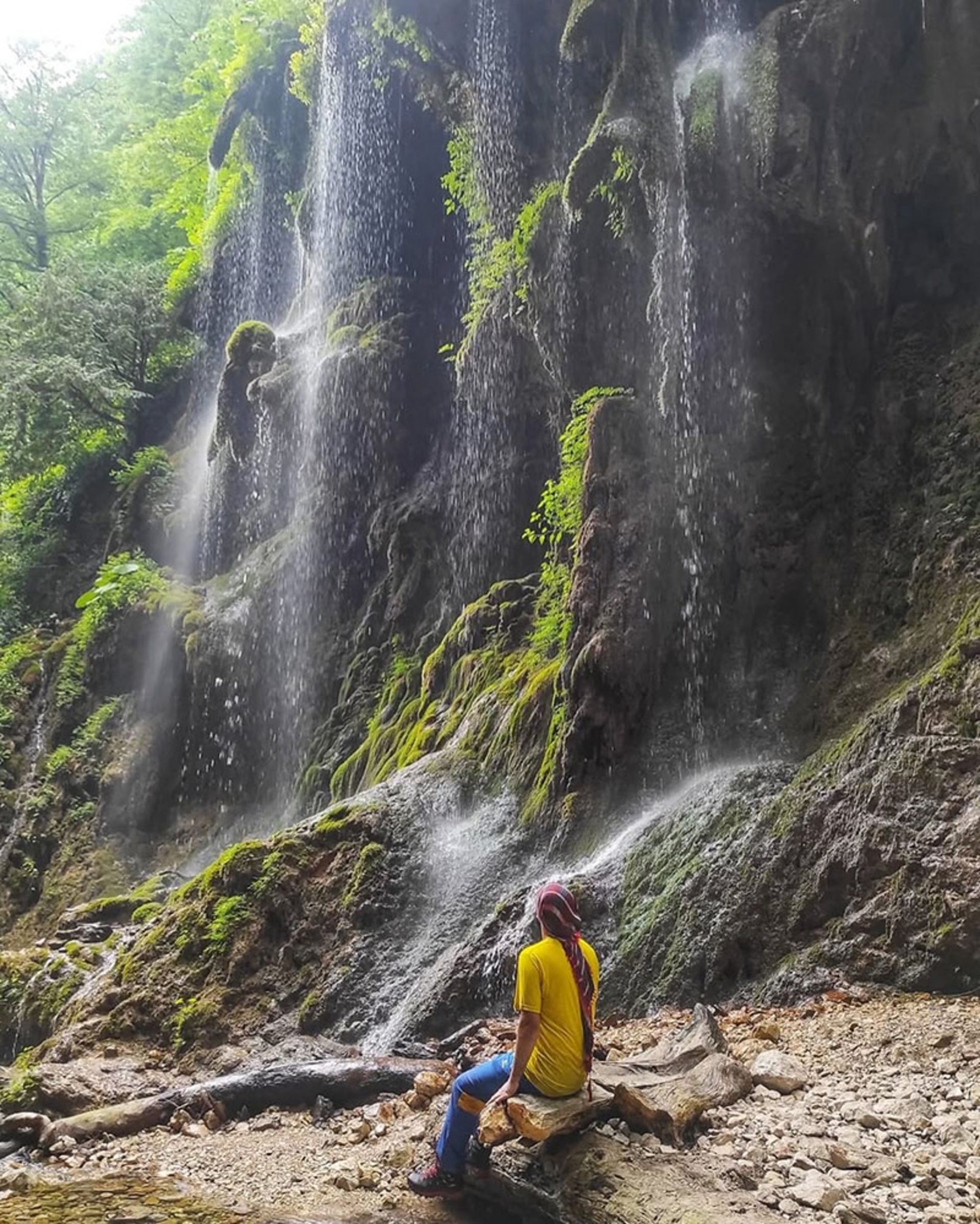 The height of the waterfall is 60