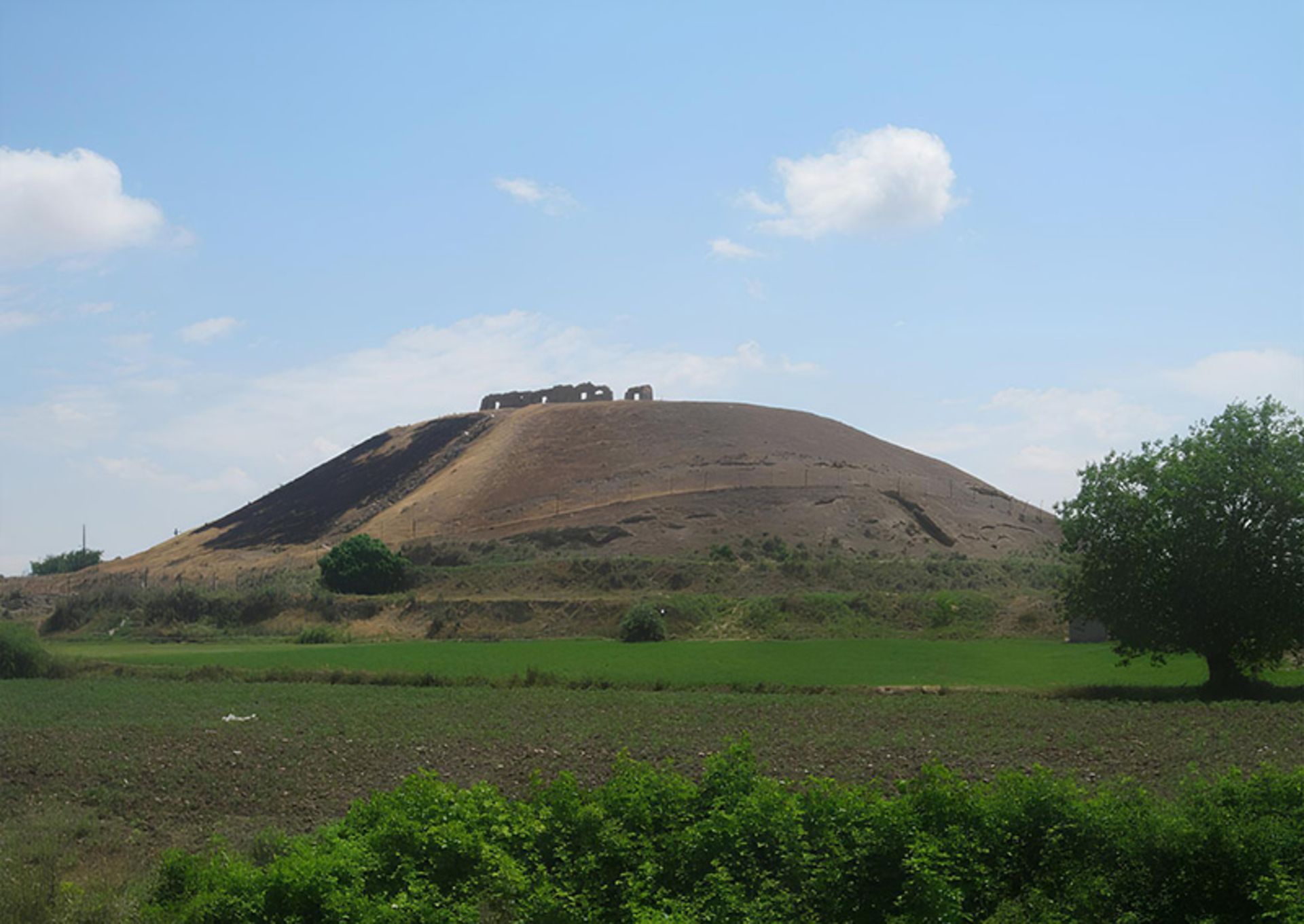 The view of the historic hill of Naderi, Ardabil