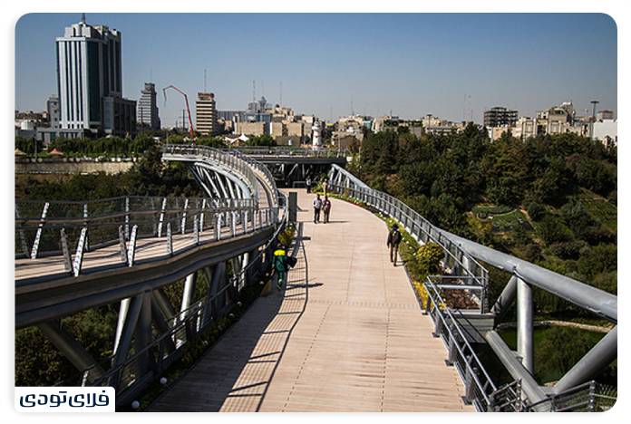 Tehran nature bridge Access to nature bridge