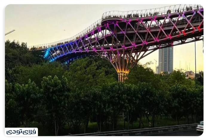 Tehran nature bridge Designer of the natural bridge