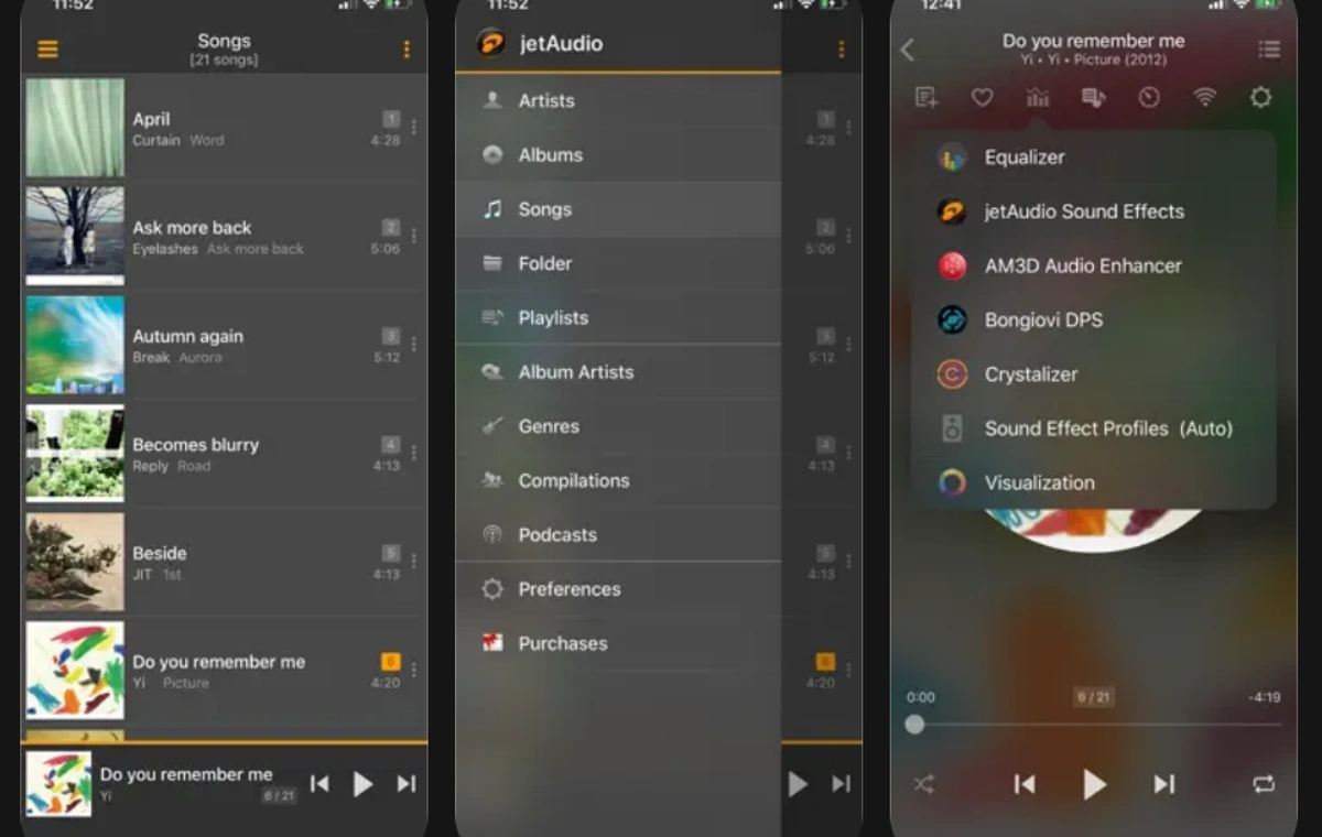 JetAudio; Full sound corol for professional users