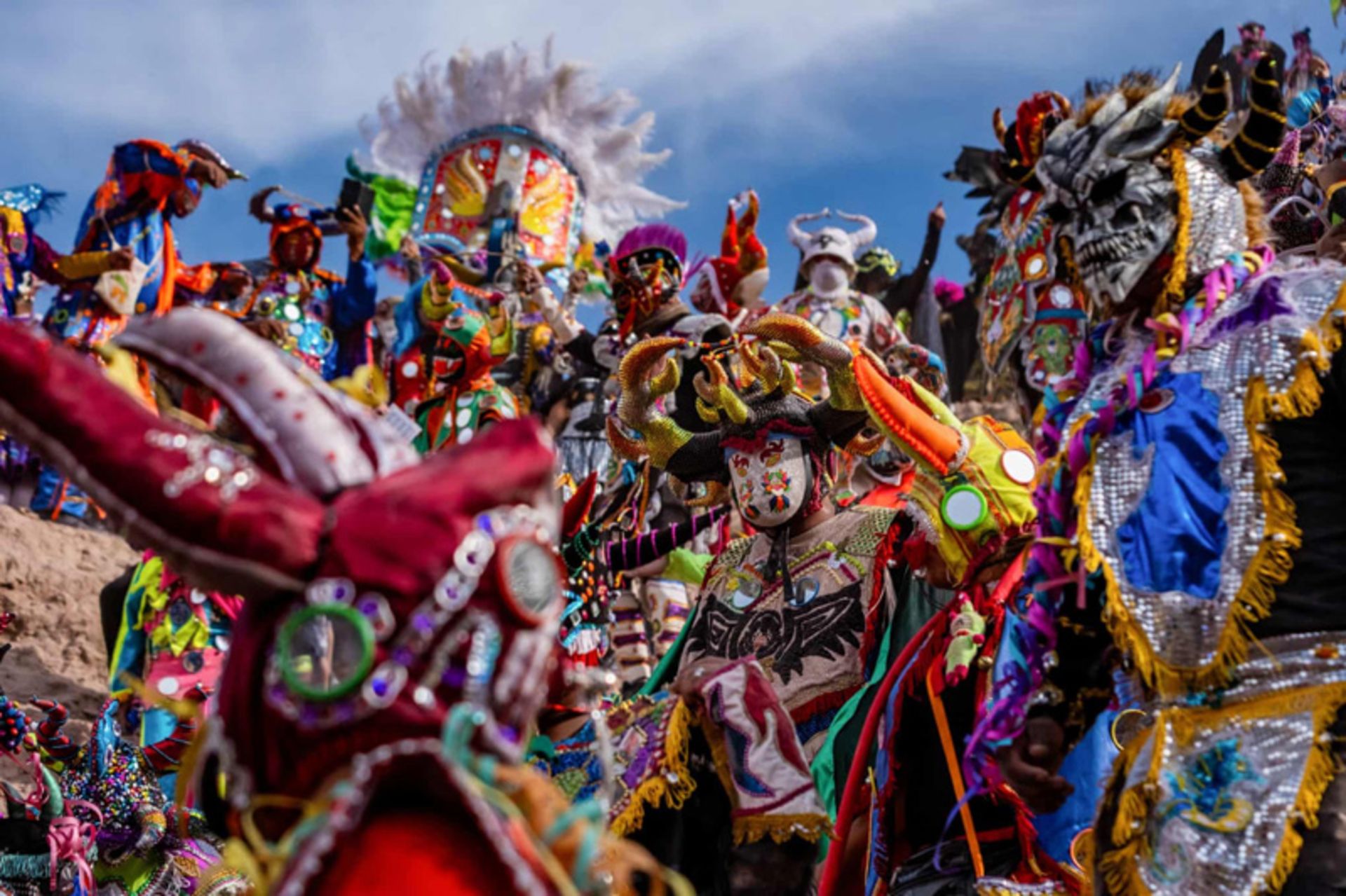 Devil dance carnival in Argeina